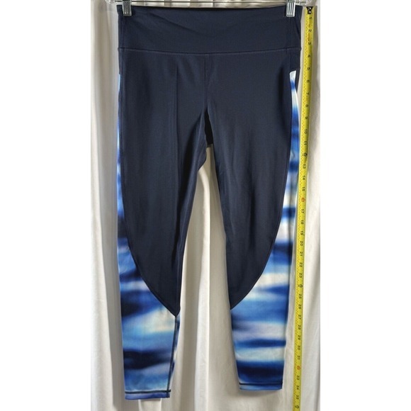 GapFit gFast‎ Medium Blue Ombre Athletic Leggings Activewear Workout Yoga 73-07 - Picture 7 of 14